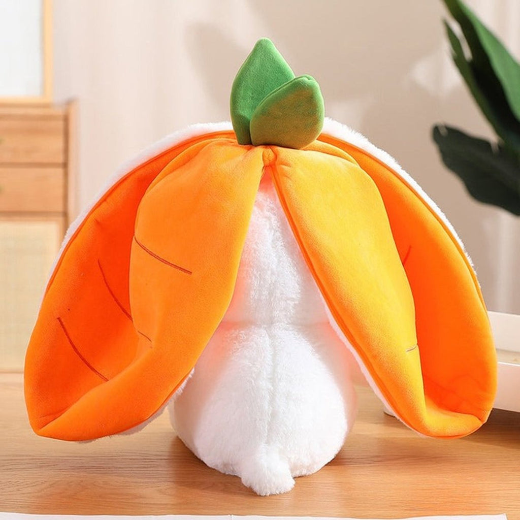Strawberry Bunny Plush Toy Transformable Rabbit Stuffed Animal